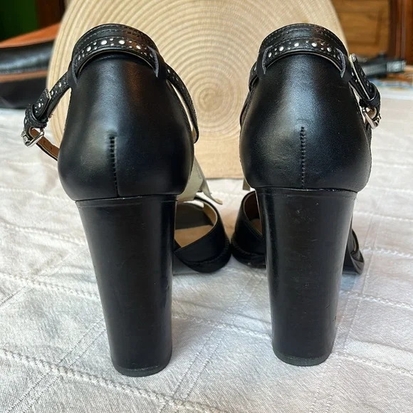 Ralph Lauren “Norah” Heeled Sandals Sz. 38.5 - Picture 5 of 10